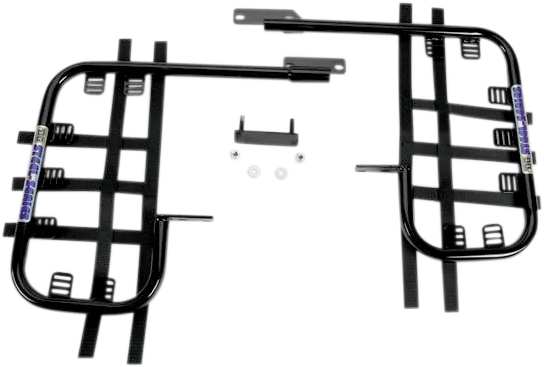 DG Steel Nerf Crash Bars Rock Tree Sliders Black