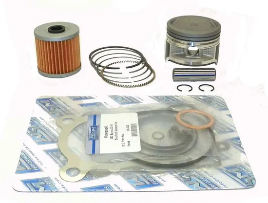 WSM Top End Piston Rebuild Kit 1mm Over for Kawasaki Bayou 250