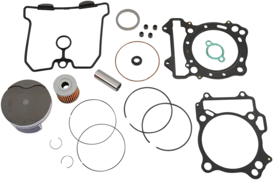 WSM Top End Piston Rebuild Kit Standard Bore 90mm for Kawasaki Suzuki ATV 400