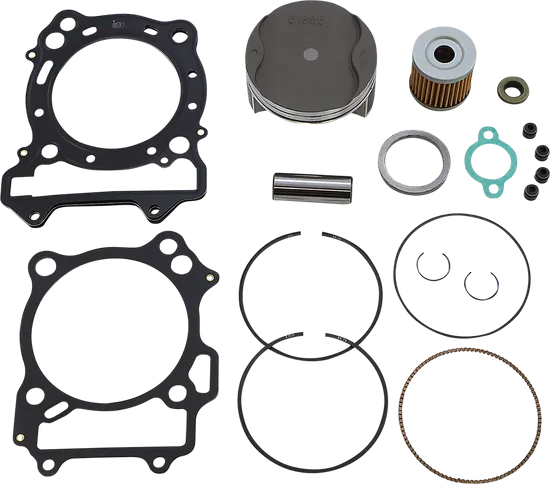 WSM Top End Piston Rebuild Kit .75mm Over 90.75mm for Kawasaki Suzuki ATV 400