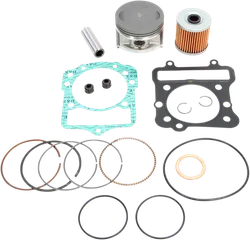 WSM Top End Piston Rebuild Kit .5mm Over 76.5mm for Kawasaki Bayou Lakota 300
