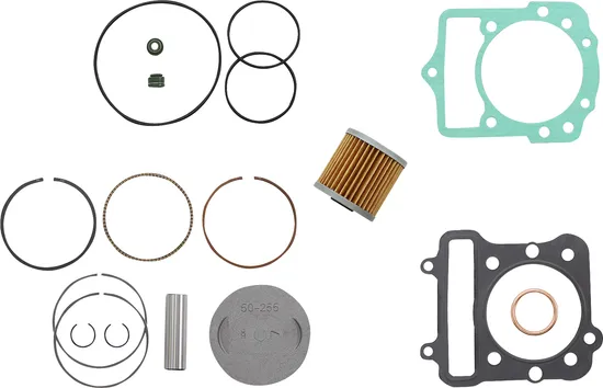 WSM Top End Piston Rebuild Kit 1mm Over 77mm for Kawasaki Bayou Lakota 300