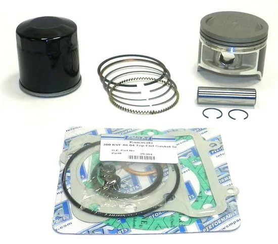 WSM Top End Piston Rebuild Kit .75mm Over 76.75mm for Kawasaki Prairie 300