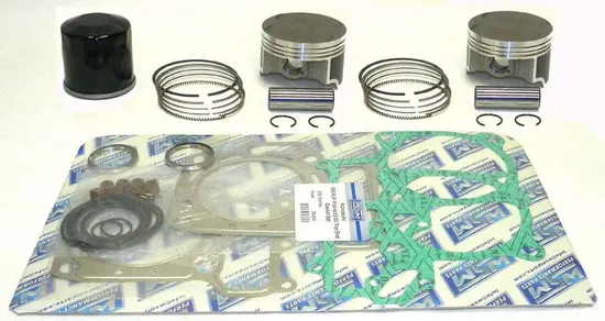 WSM Top End Piston Rebuild Kit .75mm Over 80.75mm Kawasaki Brute Force Prairie 2