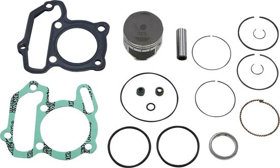 WSM Top End Piston Rebuild Kit .25mm Over 47.25mm for Yamaha YFM80