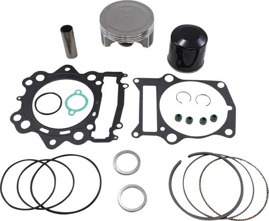 WSM Top End Piston Rebuild Kit .25mm Over 102.25mm for Yamaha Grizzly Rhino 700