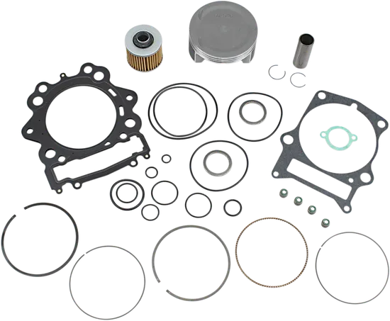 WSM Top End Piston Rebuild Kit .5mm Over 102.5mm for Yamaha Raptor 700