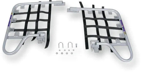 DG Steel Nerf Crash Bars Rock Tree Sliders Silver Black