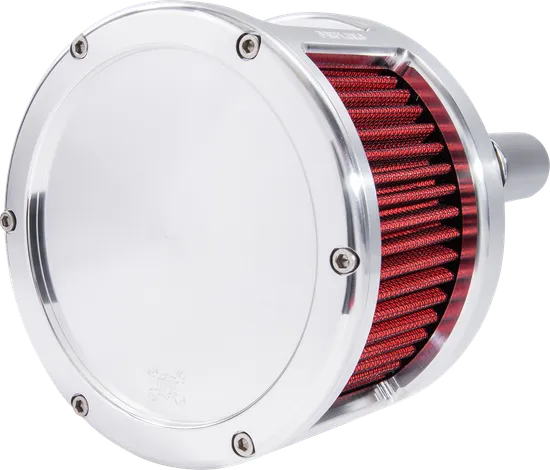 Feuling  Raw Solid Cover Red Air Cleaner Kit