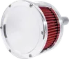 Feuling  Raw Solid Cover Red Air Cleaner Kit