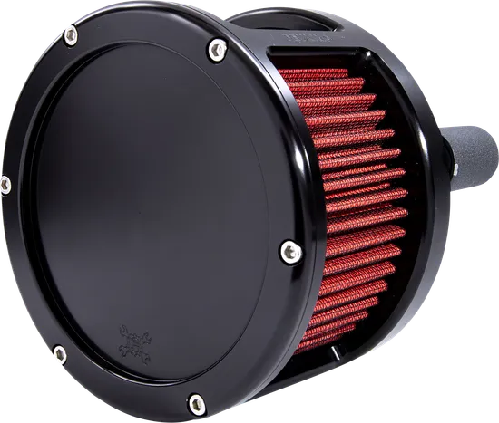 Feuling Red Black Solid Cover Air Cleaner Filter Kit