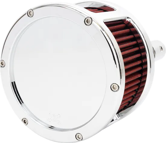 Feuling Red Chrome Solid Cover Air Cleaner Kit