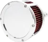 Feuling Red Chrome Solid Cover Air Cleaner Kit