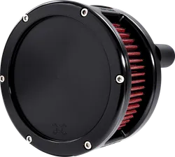 Feuling Red Black Solid Cover Air Cleaner Filter Kit