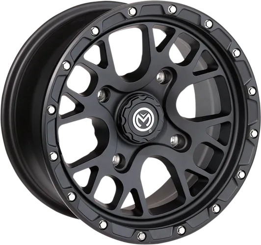 MU 545X Black Front Rear Wheel Assembly 14x7 4/110 4+3