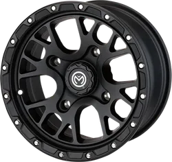 MU 545X Black Front Rear Wheel Assembly 14x7 4/136 4+3
