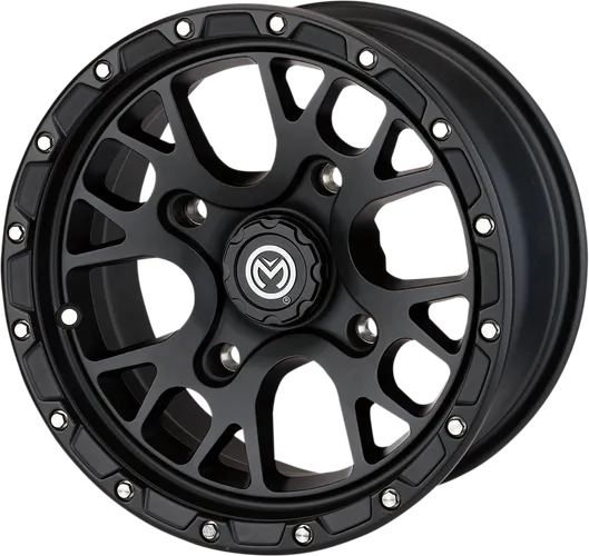 MU 545X Black Front Rear Wheel Assembly 15x7 4/110 4+3