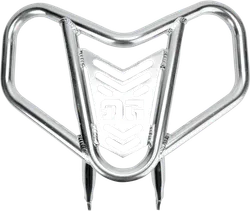 DG V-Lite Aluminum Front Bumper Brush Crash Guard Natural