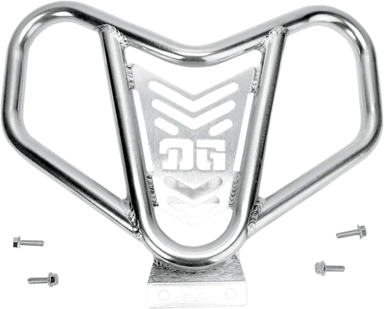 DG V-Lite Aluminum Front Bumper Brush Crash Guard Natural