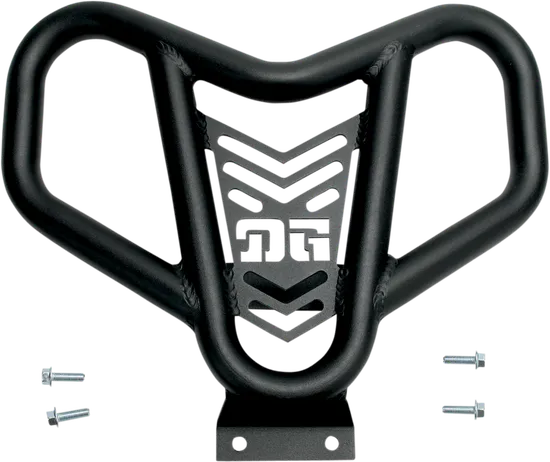 DG V-Lite 1 in Aluminum Front Bumper Brush Crash Guard Black