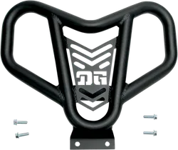 DG V-Lite 1 in Aluminum Front Bumper Brush Crash Guard Black