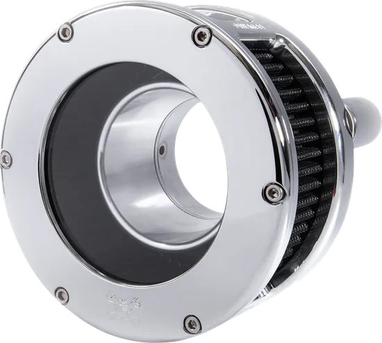 Feuling Black Chrome Clear Cover Air Cleaner Filter Kit