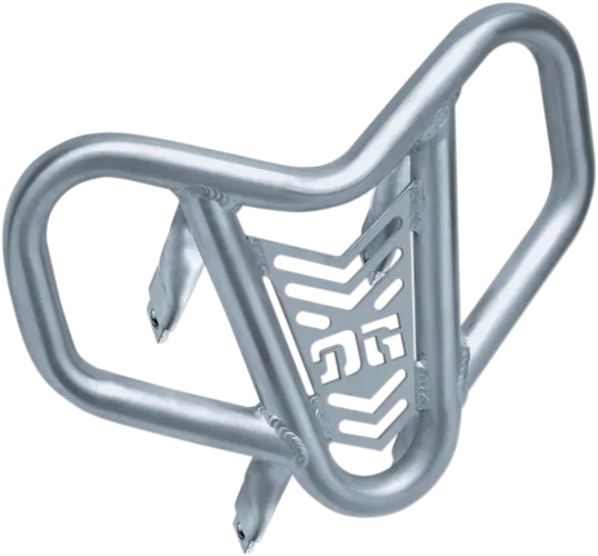 DG V-Pro Aluminum Front Bumper Brush Crash Guard Natural