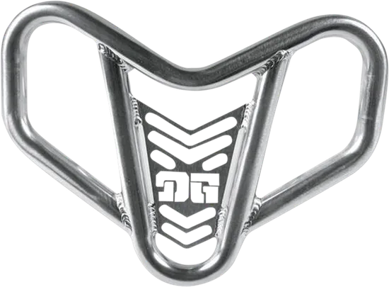 DG V-Pro Aluminum Front Bumper Brush Crash Guard Natural