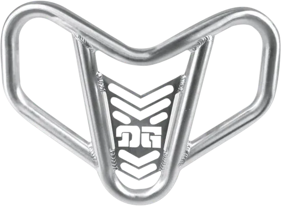 DG V-Pro Aluminum Front Bumper Brush Crash Guard Natural