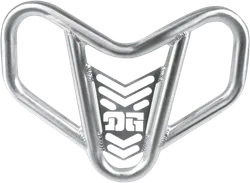 DG V-Pro Aluminum Front Bumper Brush Crash Guard Natural