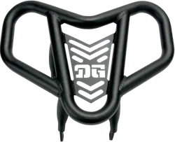 DG V-Lite Aluminum Front Bumper Brush Crash Guard Black