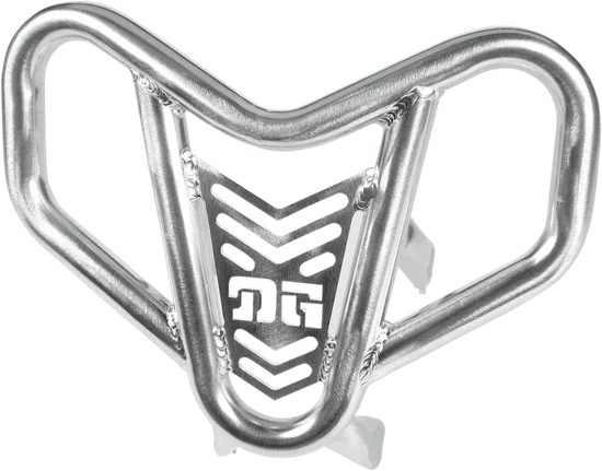 DG V-Pro Aluminum Front Bumper Brush Crash Guard Natural