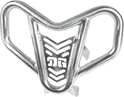 DG V-Pro Aluminum Front Bumper Brush Crash Guard Natural