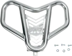 DG V-Pro Aluminum Front Bumper Brush Crash Guard Natural