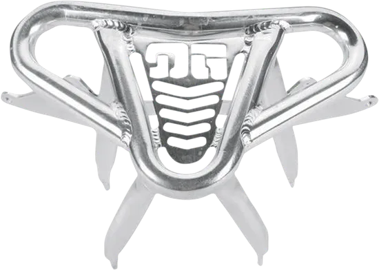 DG V-Pro Aluminum Front Bumper Brush Crash Guard Natural