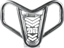 DG V-Pro Aluminum Front Bumper Brush Crash Guard Natural