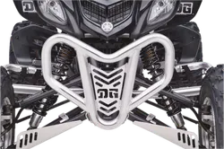 DG V-Pro Aluminum Front Bumper Brush Crash Guard Natural