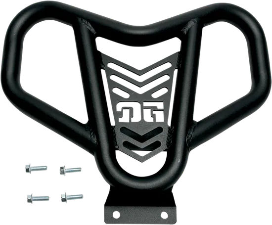 DG V-Lite 1.25in Al Front Bumper Brush Crash Guard Black