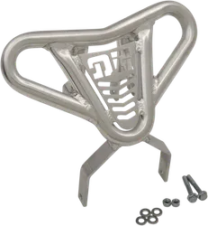 DG V-Pro Aluminum Front Bumper Brush Crash Guard Natural