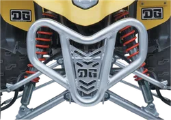 DG V-Pro Aluminum Front Bumper Brush Crash Guard Natural