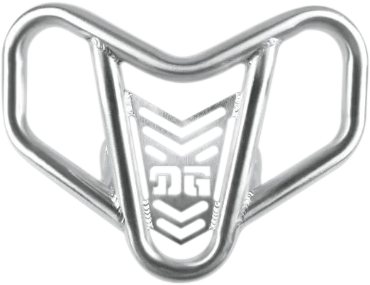 DG V-Pro Aluminum Front Bumper Brush Crash Guard Natural
