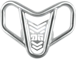 DG V-Pro Aluminum Front Bumper Brush Crash Guard Natural