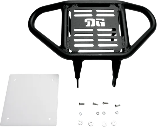 DG National II Aluminum Front Bumper Brush Crash Guard Black