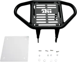 DG National II Aluminum Front Bumper Brush Crash Guard Black