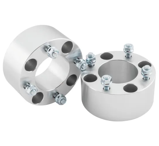 QuadBoss 3in Aluminum Wheel Spacer Pair 4/156 3/8x24 Thread 1