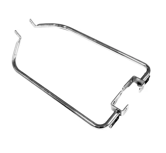 BC Chrome Saddlebag Support Brackets for Harley Touring FLHT FLHR FLHX FLTR 1