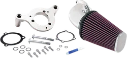 KN Aircharger Air Intake Breather System Mandrel Chrome