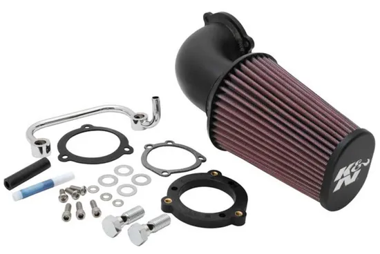 KN Aircharger Air Intake Breather System Mandrel Black