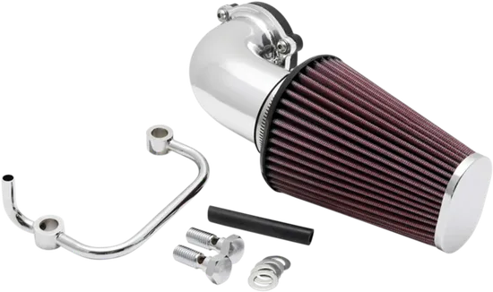 KN Aircharger Air Intake Breather System Mandrel Chrome