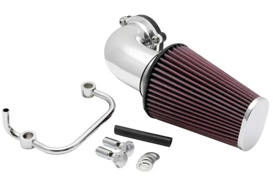 KN Aircharger Air Intake Breather System Mandrel Chrome